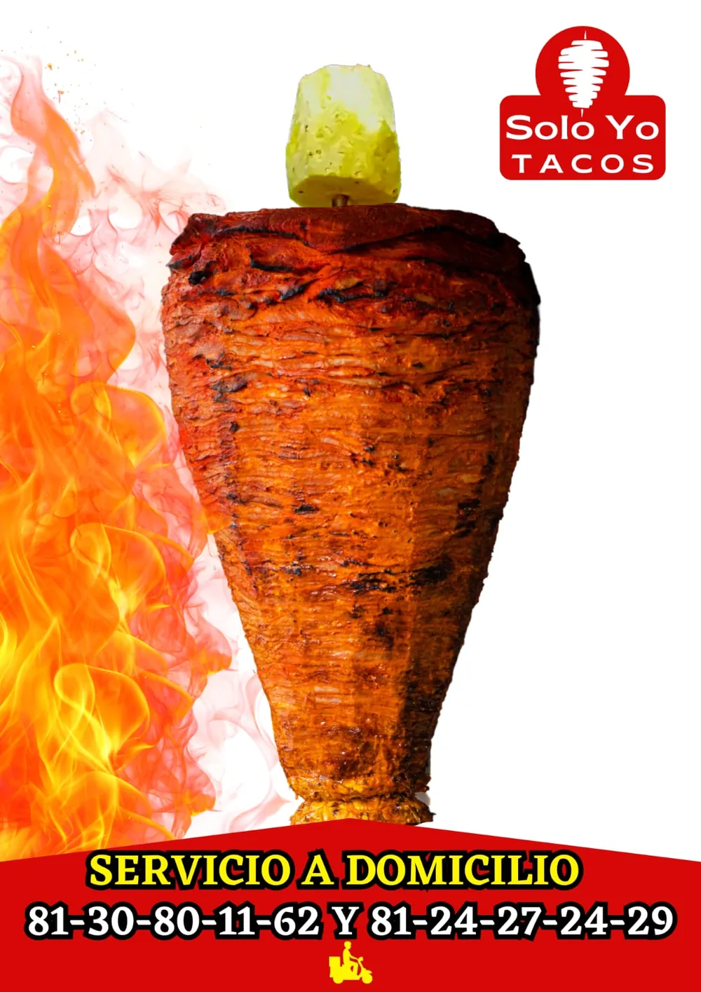 Trompo de pastor de Tacos Solo Yo